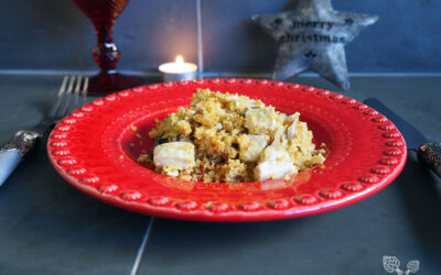 Tofu com Broa (receita vegan para o Natal)