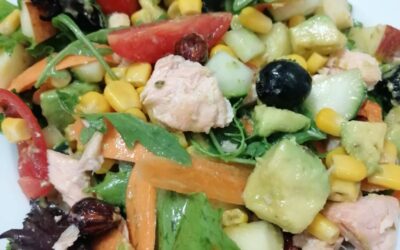 Salada de Verão (com salmão)