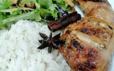 Frango no Forno com Canela e Anis